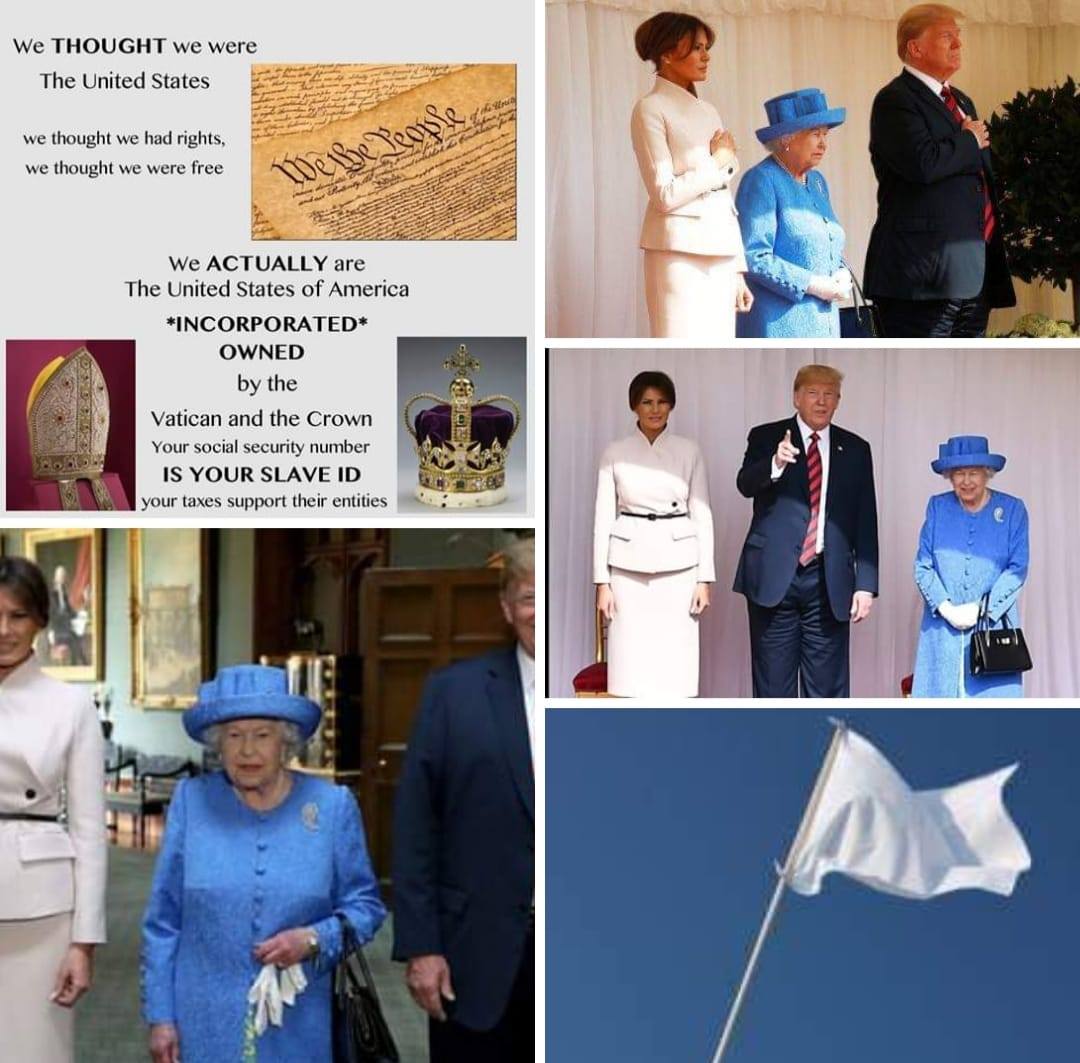 AMERICA’S REAL HISTORY OF DEBT SLAVERY, BANKRUPTCY, AND ADMIRALTY MARITIME LAW- Did Queen Elizabeth Surrender The USA Corporation Back to President Trump on July 13, 2018? | gf4justice
