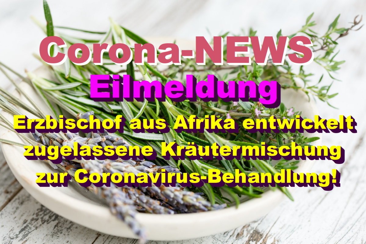 Corona-NEWS: Erzbischof aus Afrika entwickelt zugelassene Kräutermischung zur Coronavirus-Behandlung! | Pressecop24.com