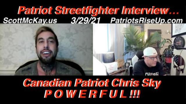 3.29.21 Scott McKay "Patriot Streetfighter" on The Tipping Point on Revolution Radio (Chris Sky)