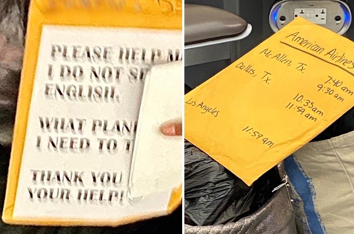 "Please Help Me, I Do Not Speak English" - Illegal Aliens Seen with Envelopes Full of Cash at McAllen Airport (VIDEO)