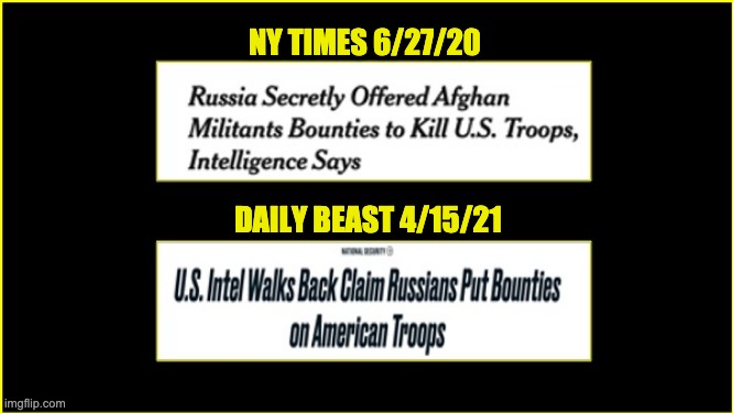 The Reason "Russian Bounty On US Troops" Story Was Released, And The Reason It Was Corrected - The Lid