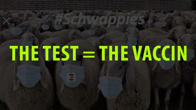 THE TEST IS THE VACCIN!