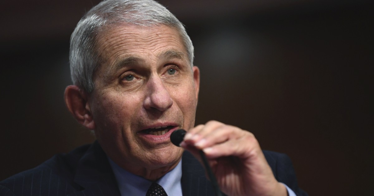 Vaccinated people don’t need to wear masks outside, Fauci says | Washington Examiner