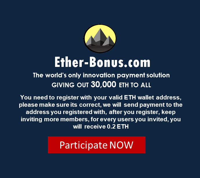 Ethereum Giveaway - Ether-Bonus