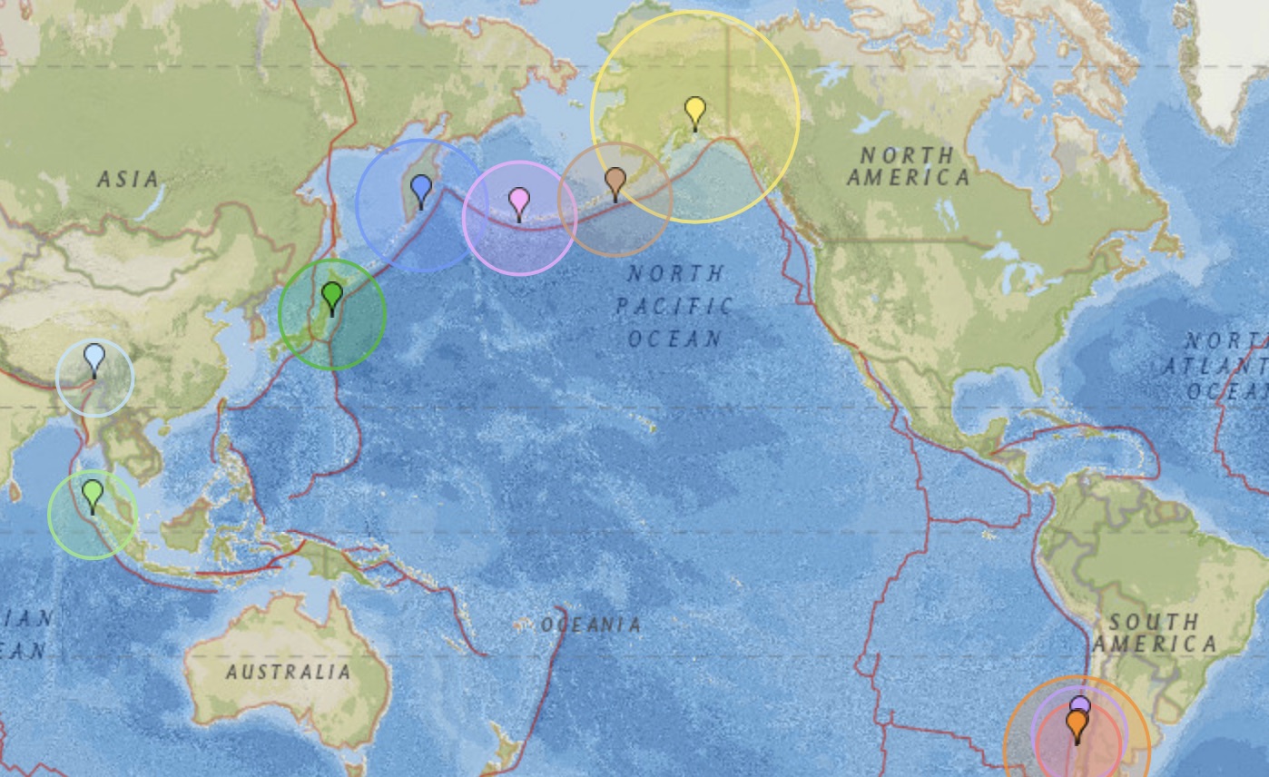 6.3 magnitude earthquake near Kermadec Islands, New Zealand : June 20, 2021 17:05