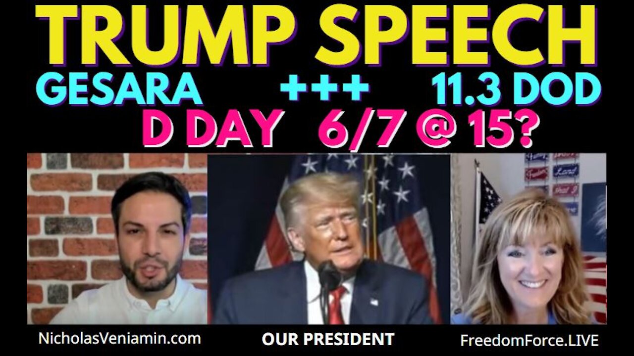 D DAY 6/7, 11.11 DOD Arrests, GESARA, Trump is Our President! Nick Veniamin 6-7-21
