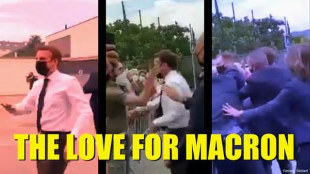THE LOVE FOR FRENCH PRESIDENT MACRON JUST KEEPS ON GIVING