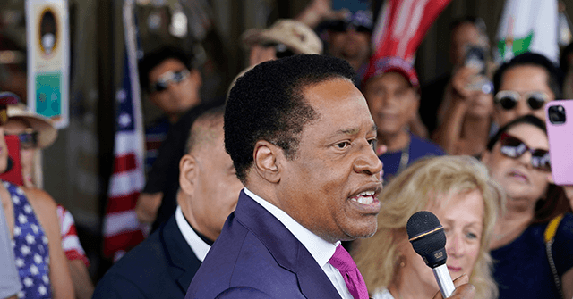 Exclusive — Larry Elder Wants to Be First 'Good Governor' California Has Had 'in a Very Long Time'