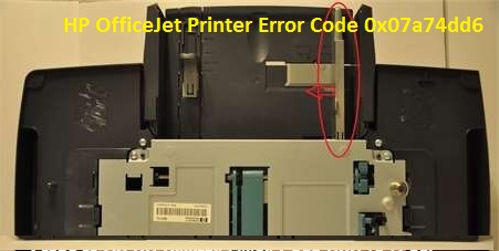 HP Error 0x07a74dd6
