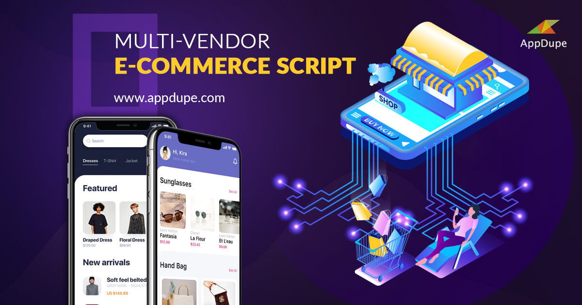 Multi-vendor E-commerce script | E-commerce marketplace software - AppDupe