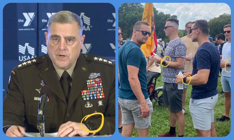 Photos: Participants At The Justice for J6 Rally Wear The Same "Military" Watch As The "Woke General Milley" - USA SUPREME
