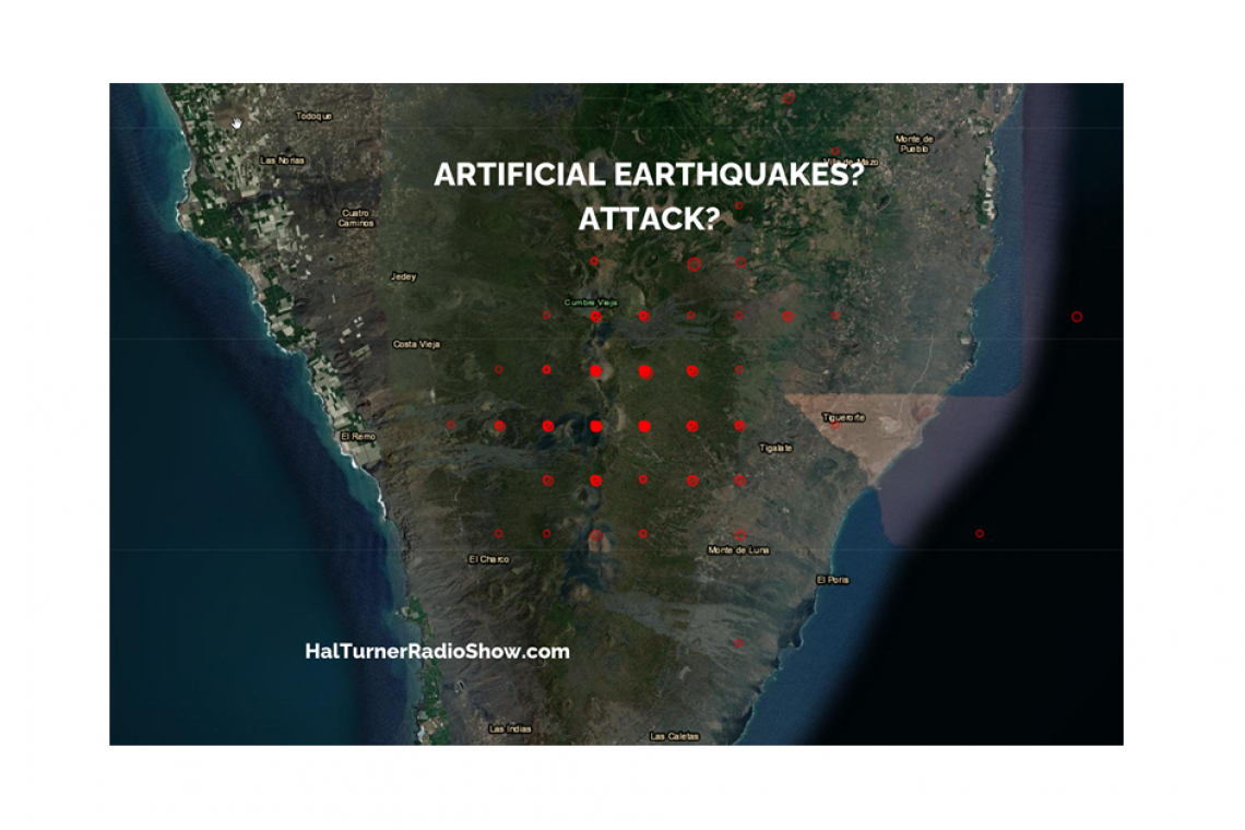 Hal Turner Radio Show - BULLETIN: EVIDENCE THAT LAPALMA ERUPTION & EARTHQUAKES ARE ARTIFICIAL ATTACK!