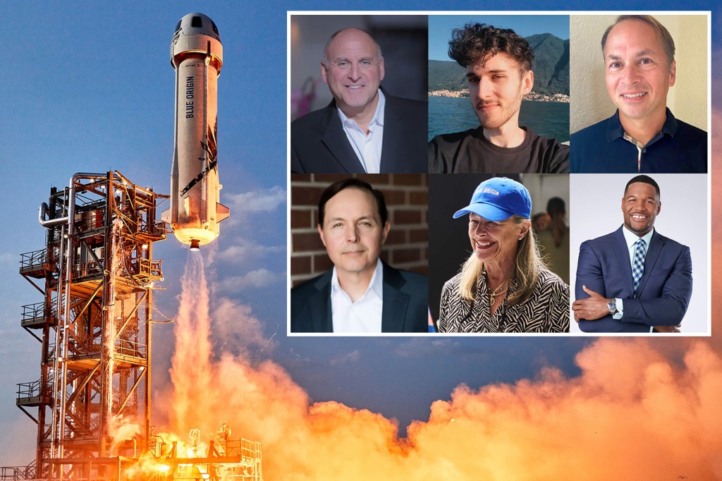 Bezos' Blue Origin to launch Michael Strahan, 5 others into space