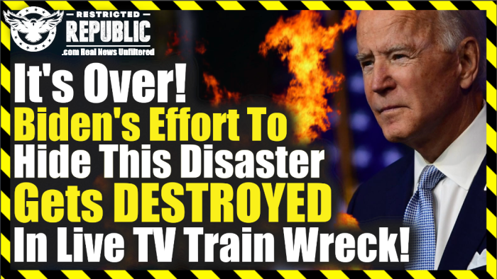 It’s Over! Biden’s Effort To Hide This Disaster Gets DESTROYED In Live TV Train Wreck! | Daily Street News