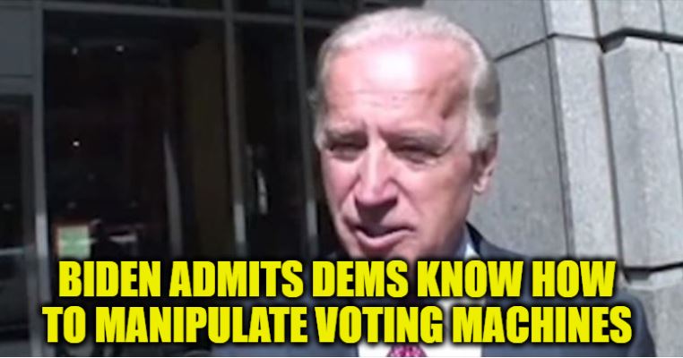 MUST WATCH: Viral Video Emerges Of Joe Biden Admitting They Know How To Manipulate Voting Machines