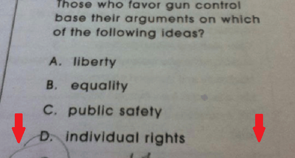 This Student's EPIC Answer On Gun Control Test Has Liberal Teacher FURIOUS...