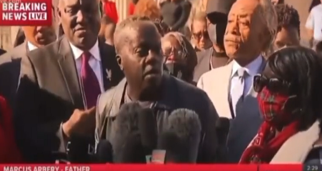 Al Sharpton Looks Like He’s About To Have A Stroke As Ahmaud Arbery’s Father Tells Media: “ALL lives matter—Not just Black!” [VIDEO] • Breaking First