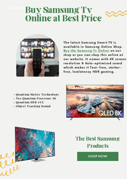 Buy The Samsung Smart TV Online at Best price | edocr