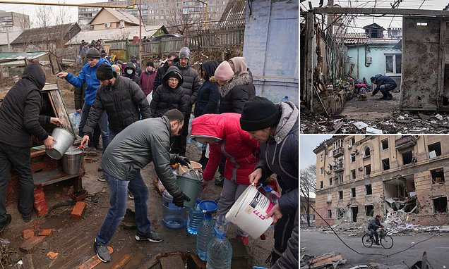 Starving Ukrainians resort to 'attacking each other for food' in besieged Mariupol, Red Cross reveal | Daily Mail Online