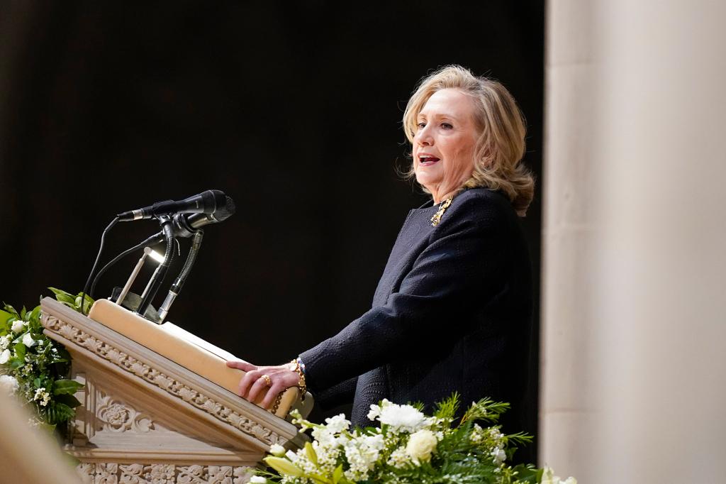 Hillary Clinton warns of ‘fascism’ at Madeleine Albright funeral