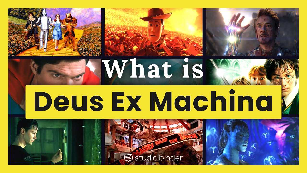 Deus Ex Machina Latin “god From The Machine”