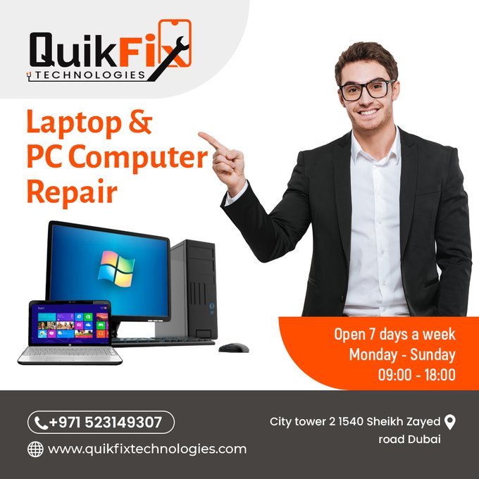 Quik Fix Technology — Prevent the repair of computers and laptops caused...