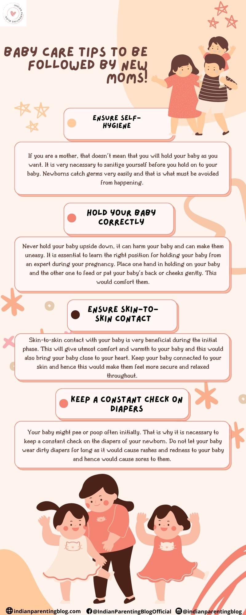 Baby care tips to be followed by new moms! - Social Social Social | Social Social Social