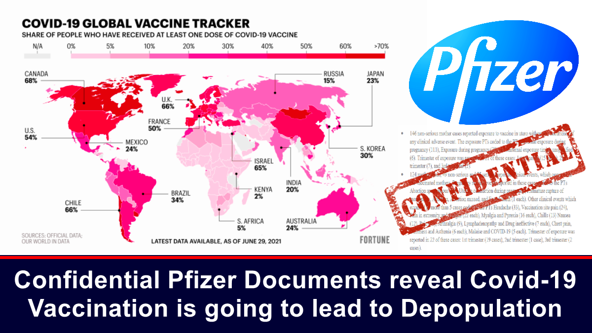 Confidential Pfizer Documents reveal Covid-19 Vaccination is going to lead to Depopulation – The Expose
