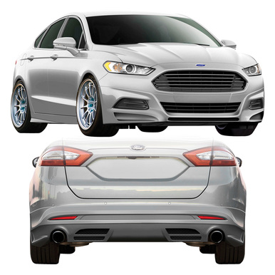 2013-2016 Ford Fusion Duraflex Racer Body Kit 4 Piece (ed_109402) - Overboost.com