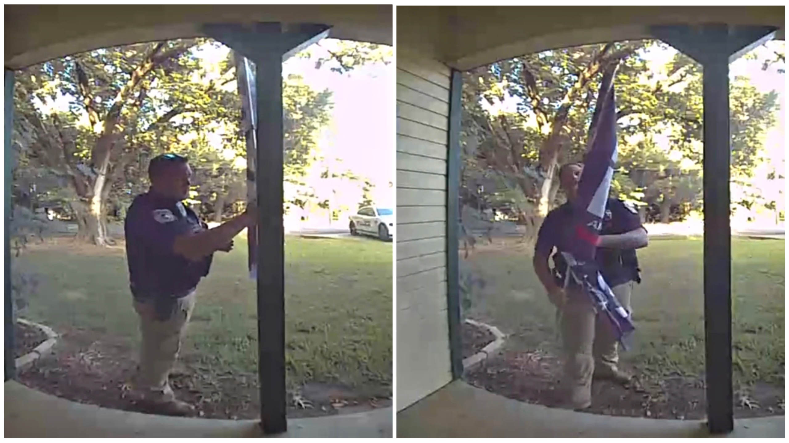 Outrageous! Pottsboro Police Department in Texas Come to Man's House to Take Down "F*ck Joe Biden" Flag (VIDEO)