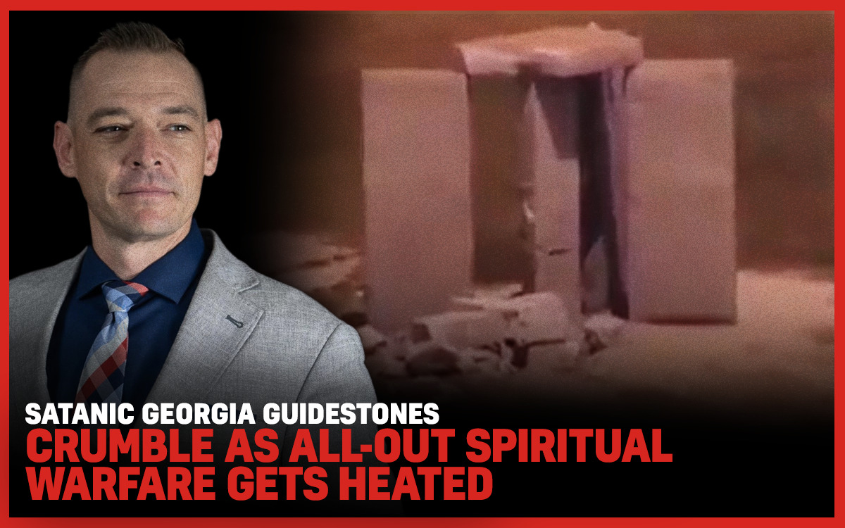 Satanic Georgia Guidestones CRUMBLE as All-Out Spiritual Warfare Gets Heated
