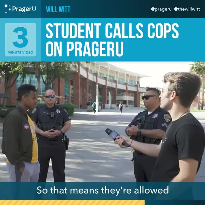 Campus Liberal Gets Schooled by Cop on Free Speech