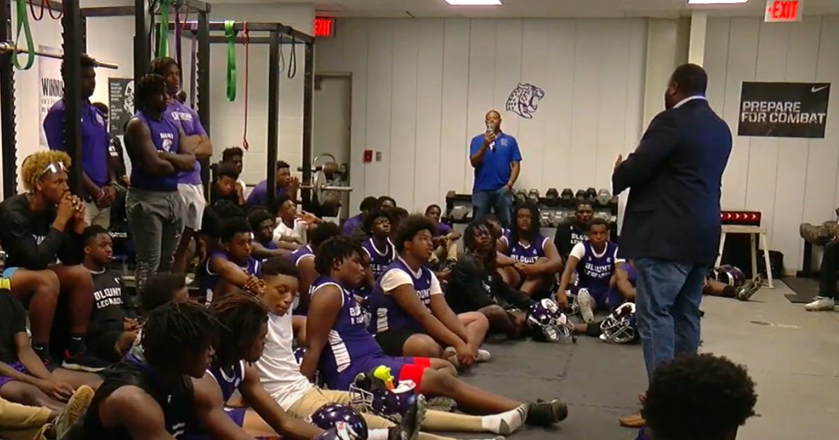 60+ High School Football Players Get Baptized Together: 'God's on My Side'