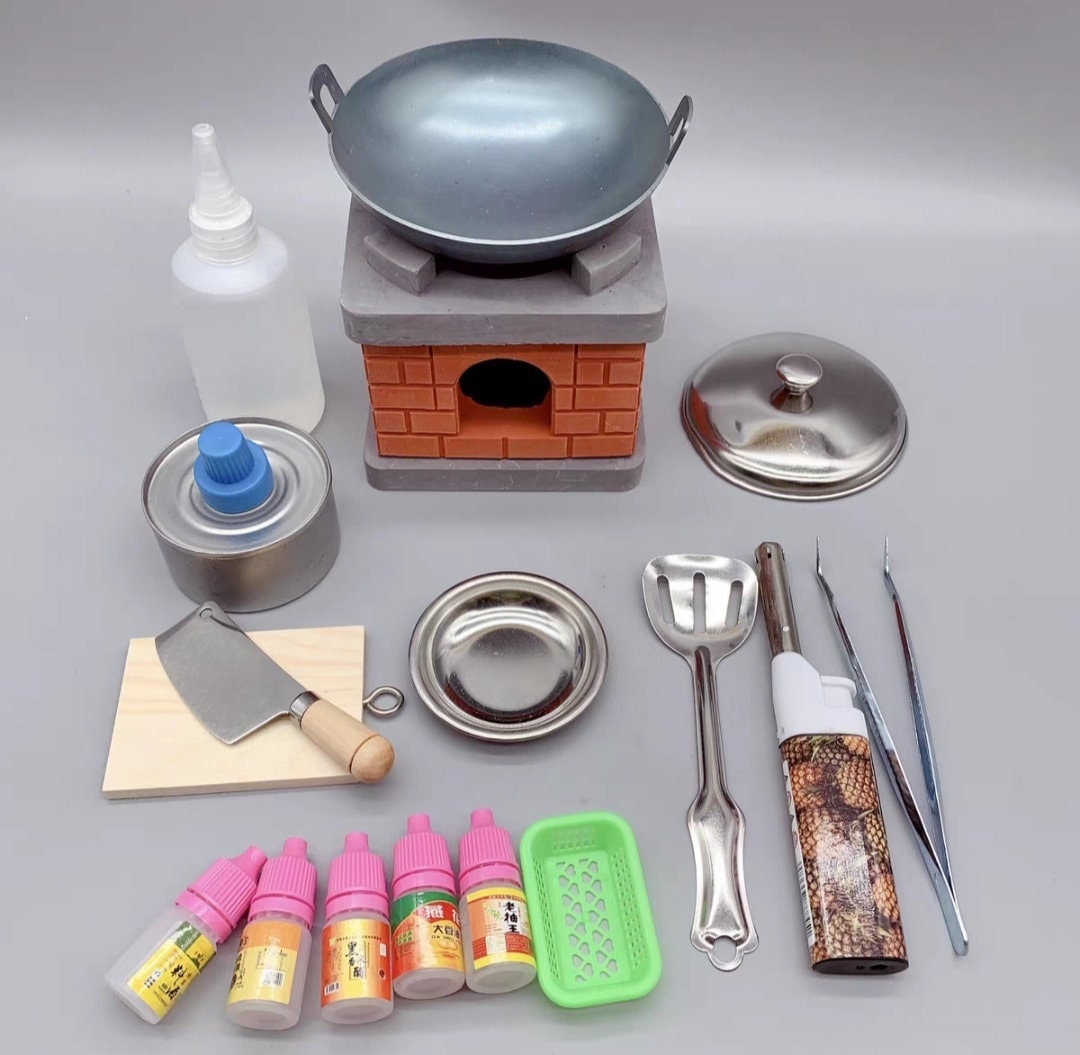 Real Miniature Stove: Mini Kitchen Stove Can Real Cook Tiny - Etsy