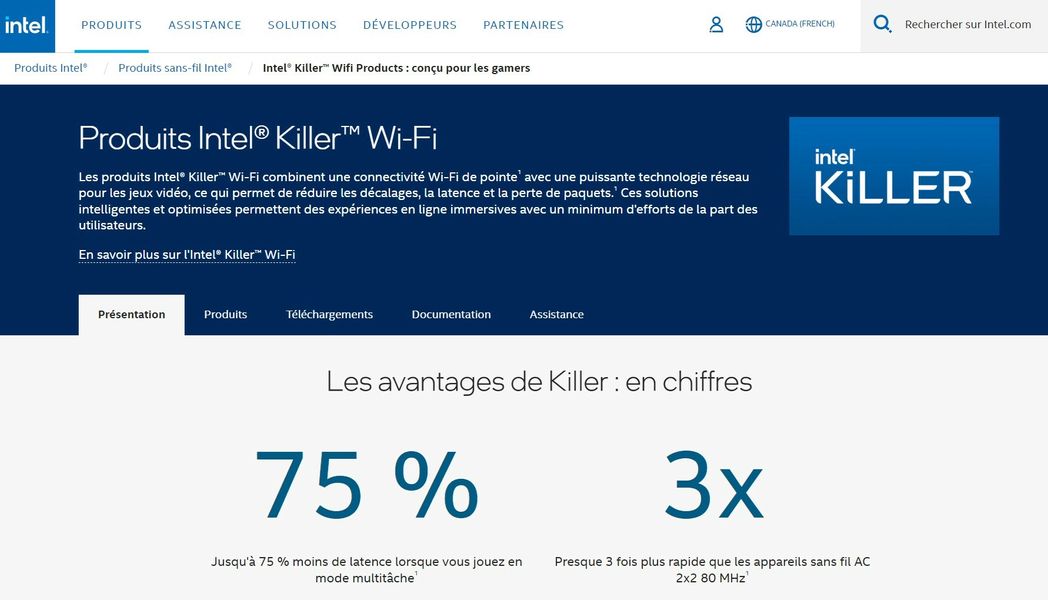 Killer, par Intel, pour votre Wi-Fi et votre Bluetooth — Claude Gélinas