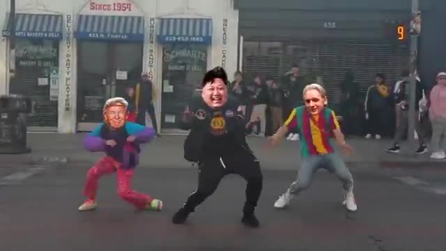 trump kim assange dancing to be my lover by labushe
