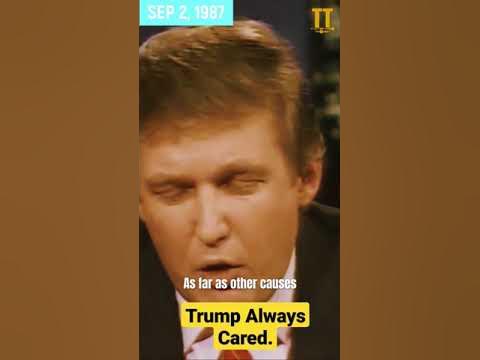 Trump Always Cared. #trend  #explore - YouTube