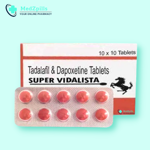 Super Vidalista 80 mg (Tadalafil 20mg / Dapoxetine 60mg - HCL)