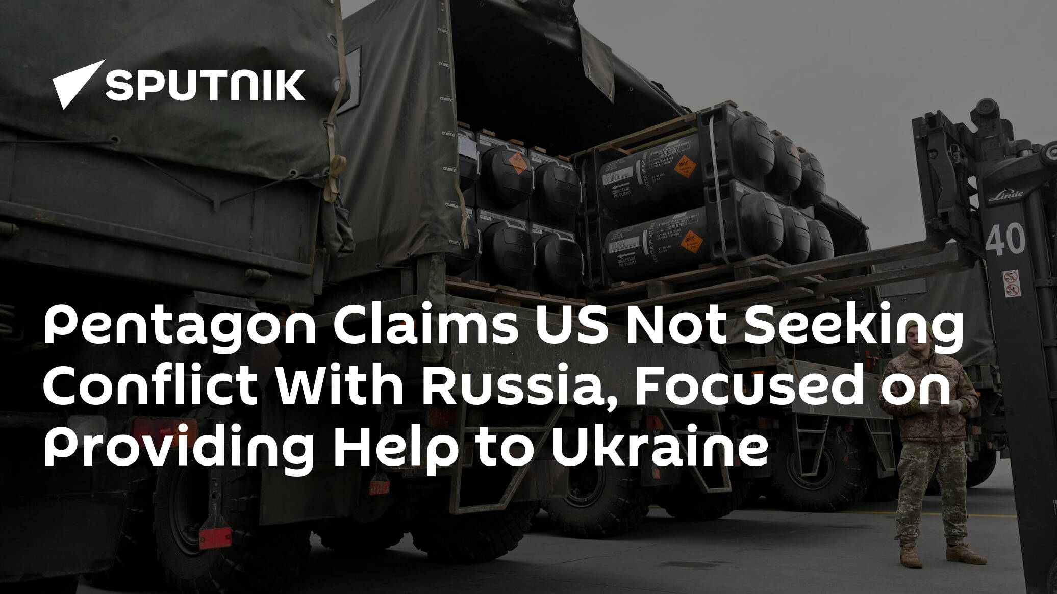 Pentagon Claims US Not Seeking Conflict With Russia, Focused on Providing Help to Ukraine - 16.12.2022, Sputnik International