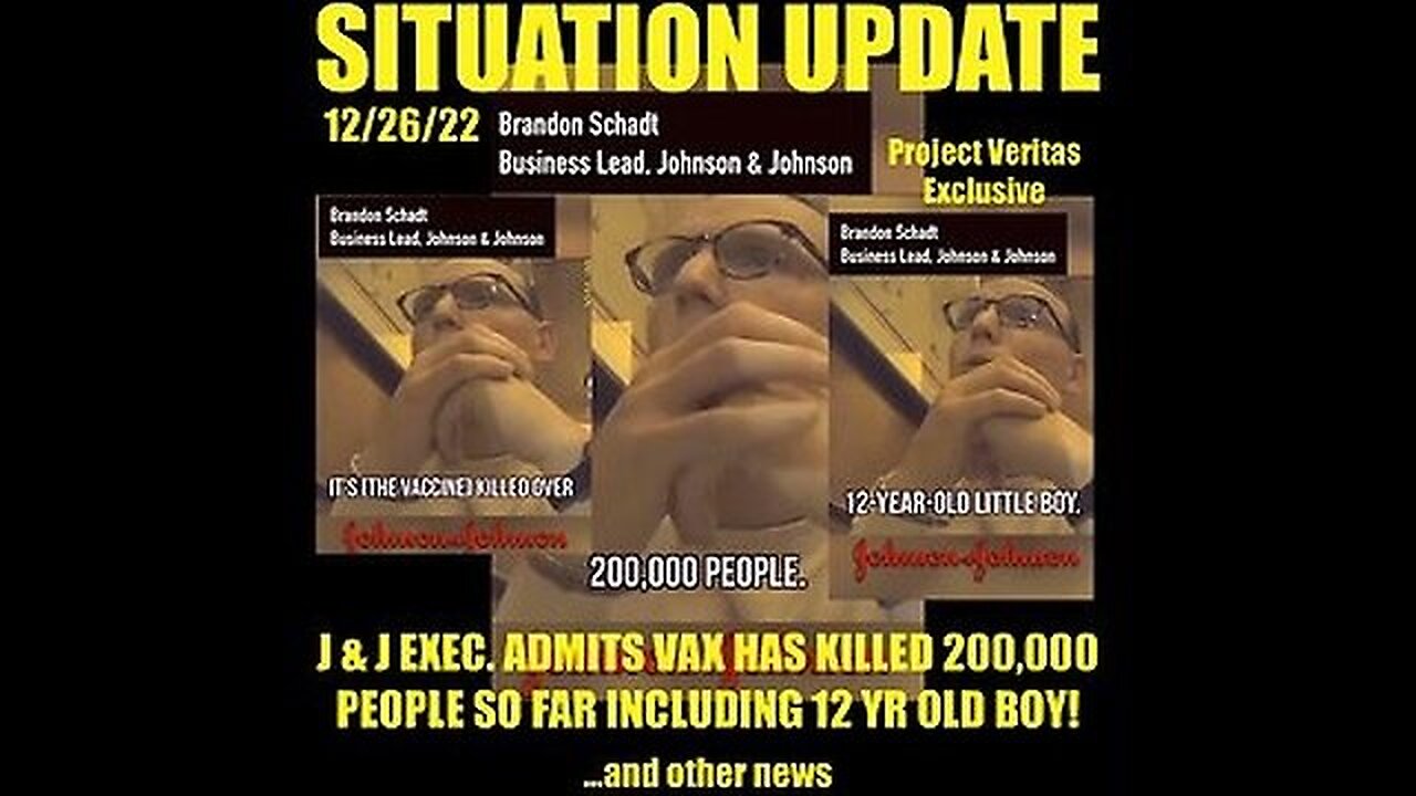 Big Pharma Executive Caught On Camera Admitting Vax Has Killed 200,000 People & 12 Year Old Boy!