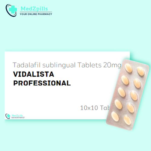 Vidalista Professional 20Mg - Lowest Price $ 0.96 / Pill - Medzpills