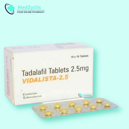 Vidalista 2.5 mg (Tadalafil) - Buy lowest price, just $ 0.64 / pill