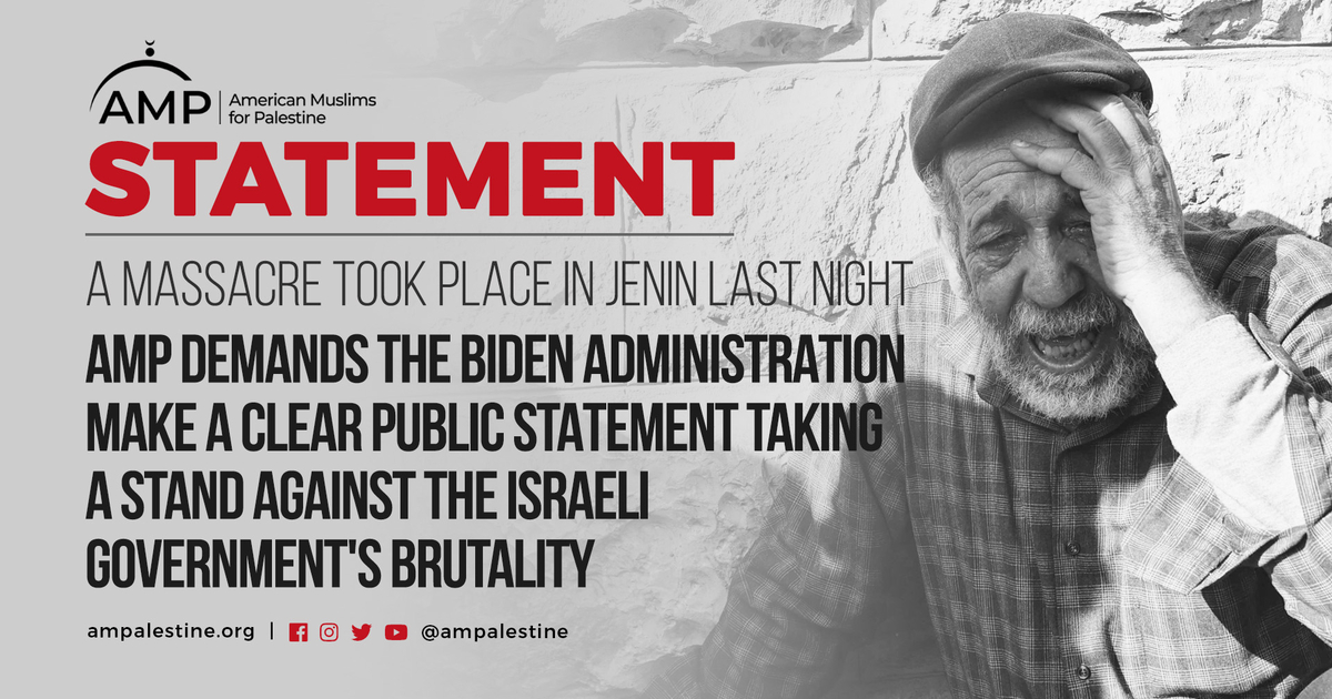 A Massacre Took Place in Jenin | AMP