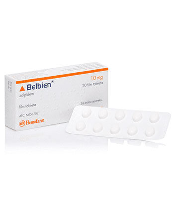 Zolpidem (Belbien) 10 mg Brand by Hemofarm - USHealthCares