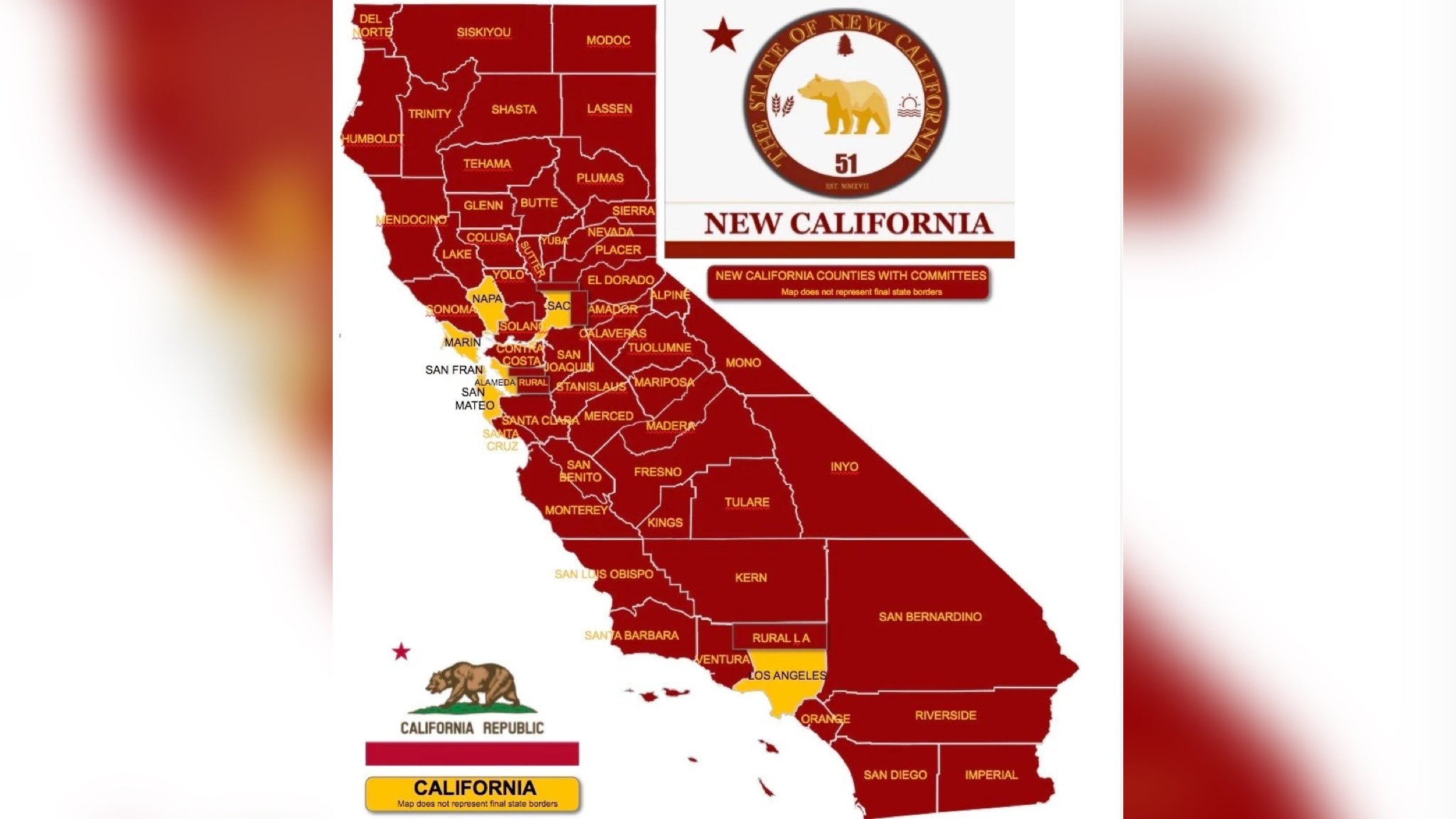 MOVING ONWARD - The State of New California Sends Delegates to Washington D.C.