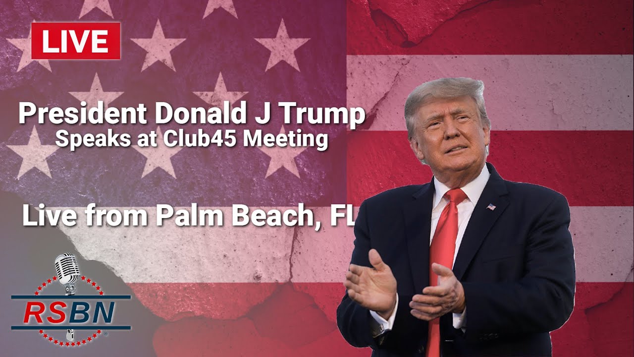 President Donald J Trump Speaks at Club45 Meeting LIVE from Palm Beach, FL 2/20/23 - YouTube