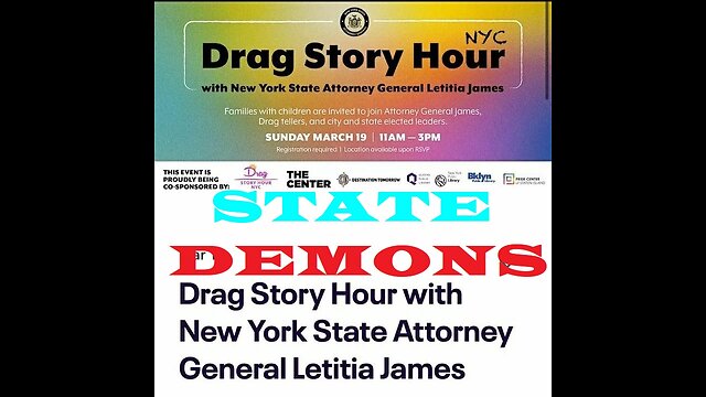 State Demons: drag queen story hour presented by NYS AG Letitia James!