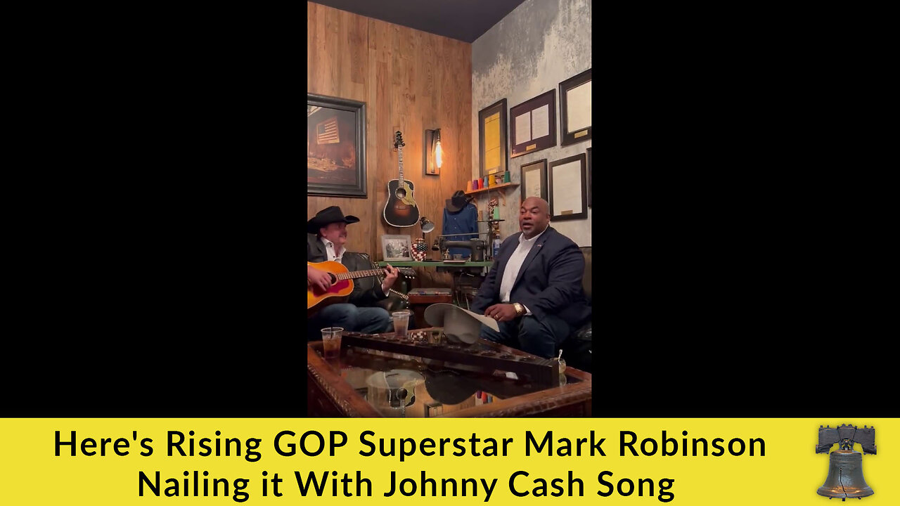Here's Rising GOP Superstar Mark Robinson Nailing it With Johnny Cash Song