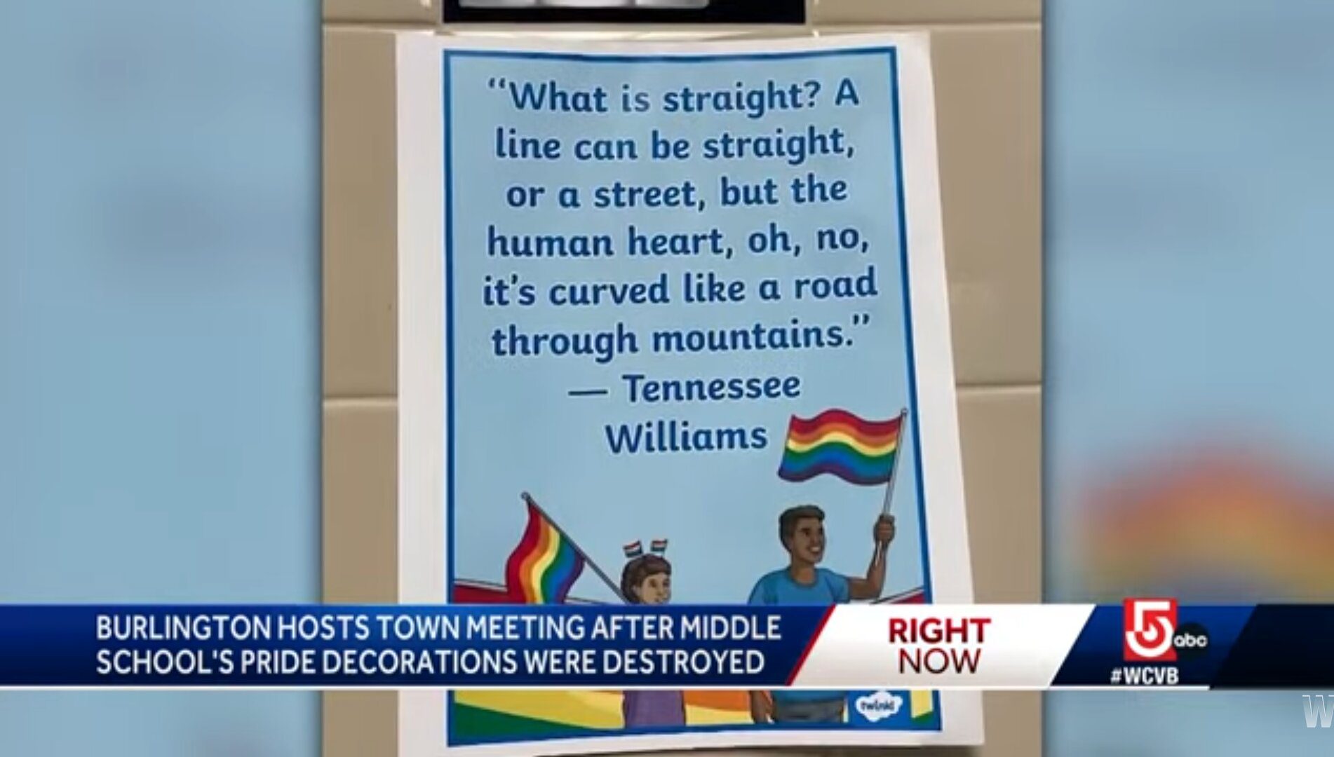 Students Revolt Against "Pride" Month Spirit Day at Massachusetts School; Glare at Teachers, Tear Down Signs, Wear Red, White and Blue, Chant "U.S.A. Are My Pronouns!" | The Gateway Pundit | by Kristinn Taylor | 30