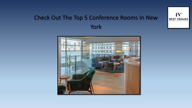 Premier Conference Room Rental in NYC